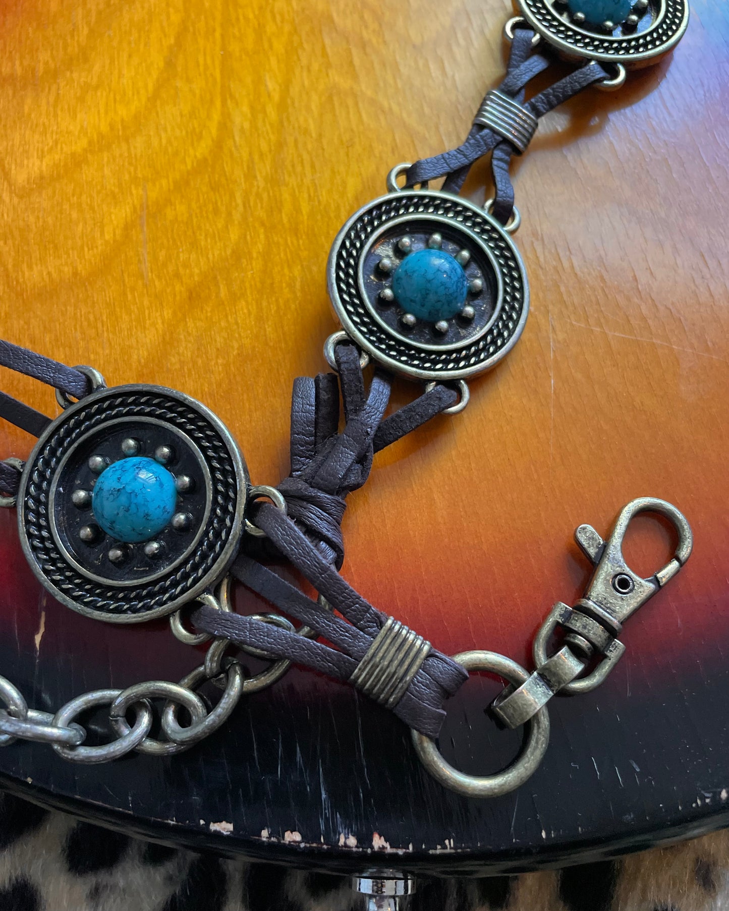 BROWN BOHO BELT