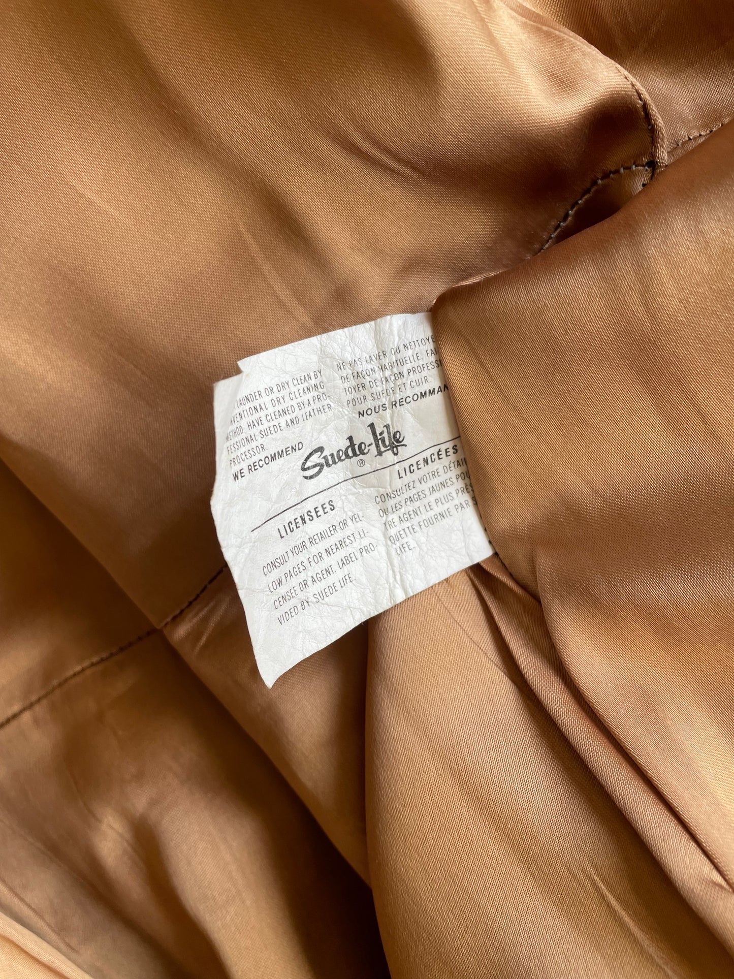 VINTAGE 70s LEATHER TRENCH