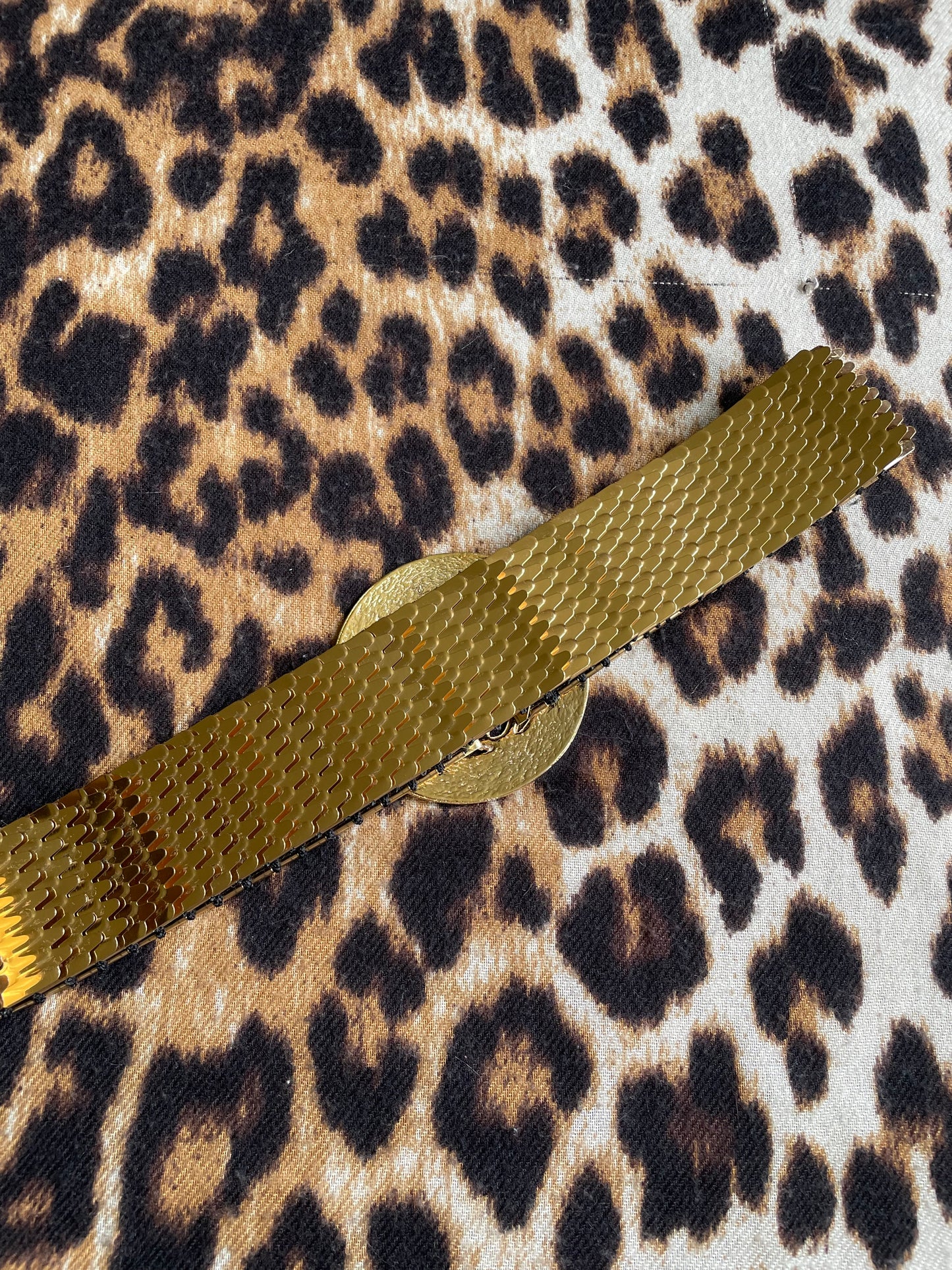 VINTAGE GOLD CINCH BELT