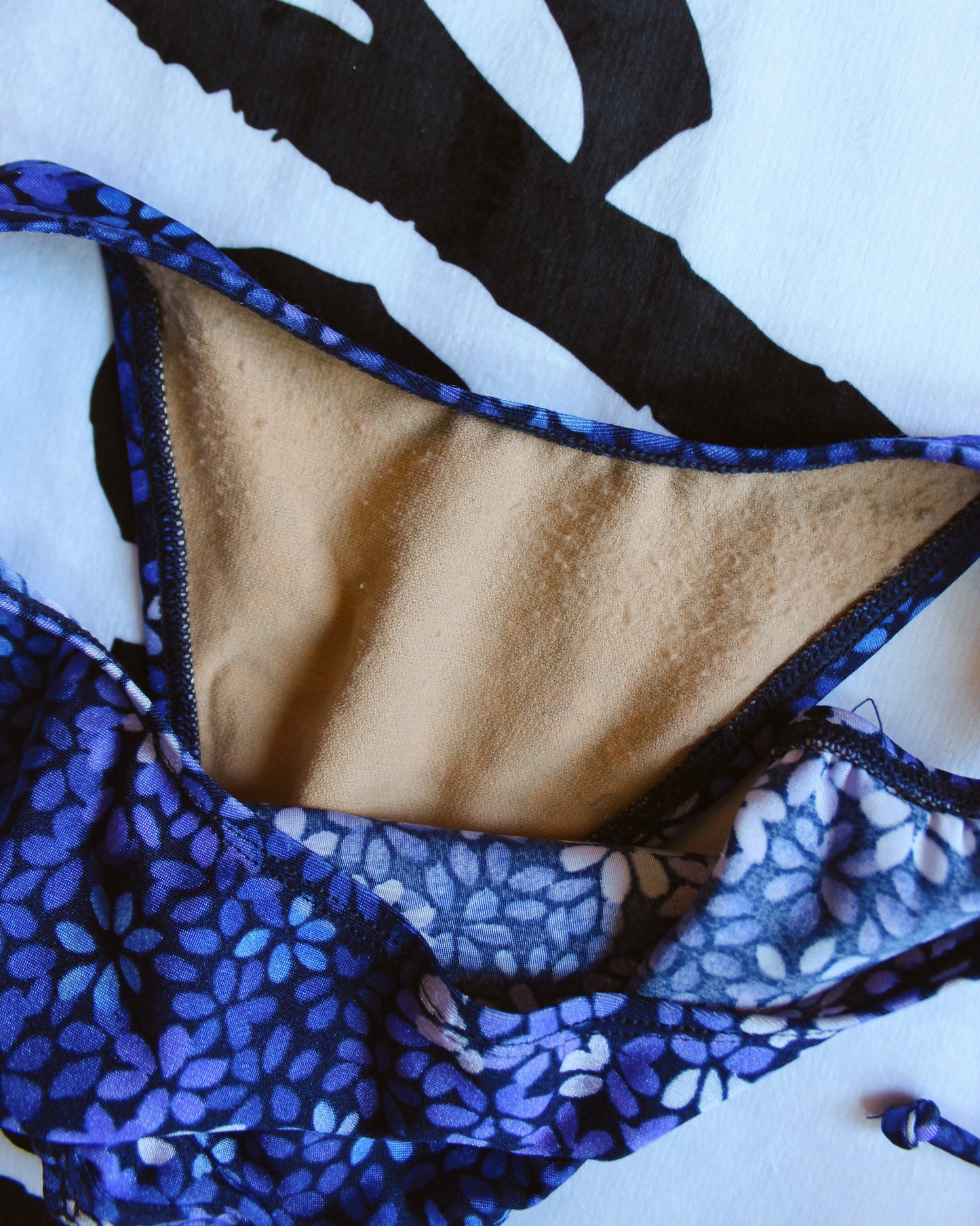 VINTAGE 90S PURPLE FLORAL BIKINI