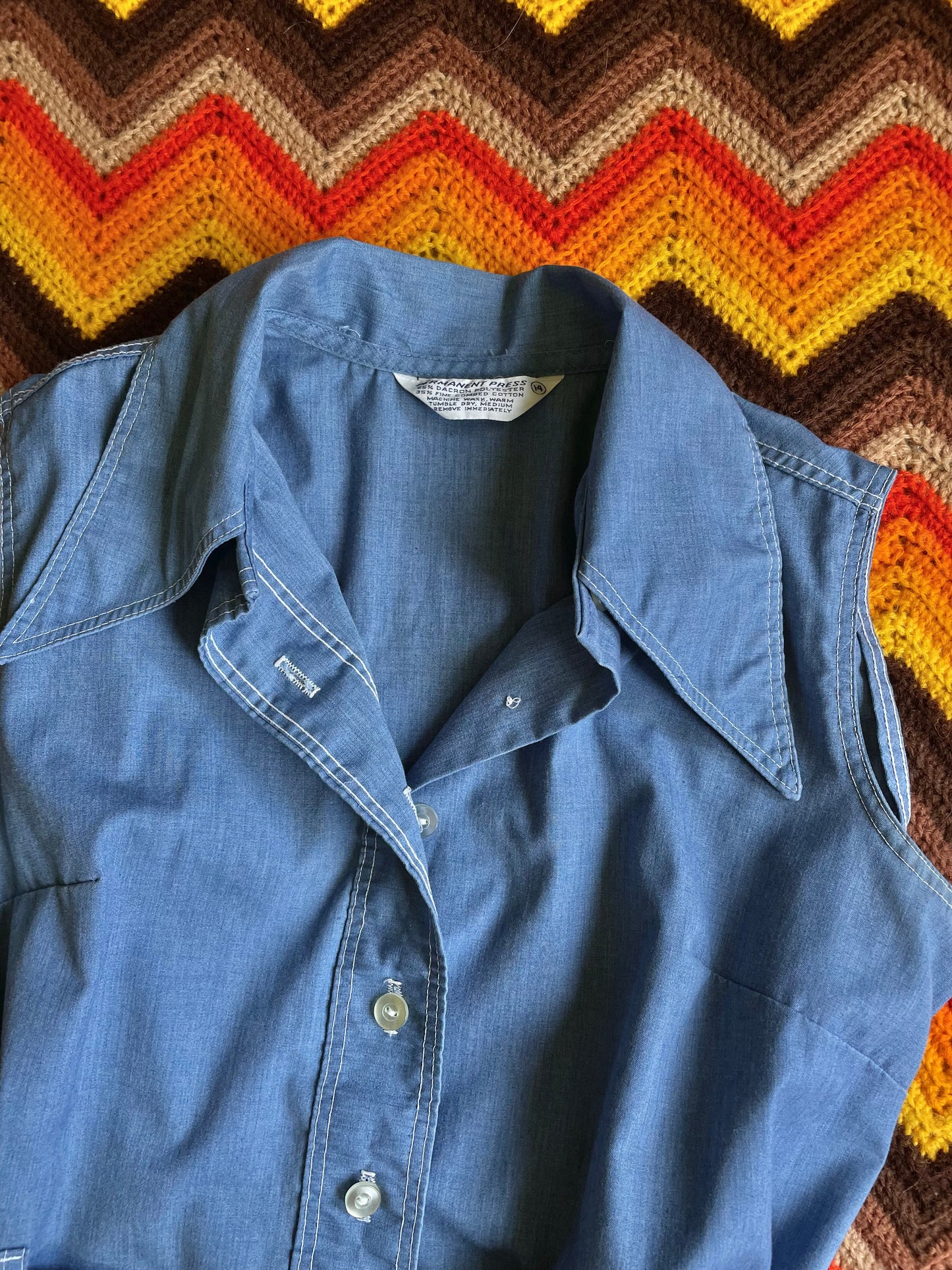VTG 1970’S TUNIC TOP