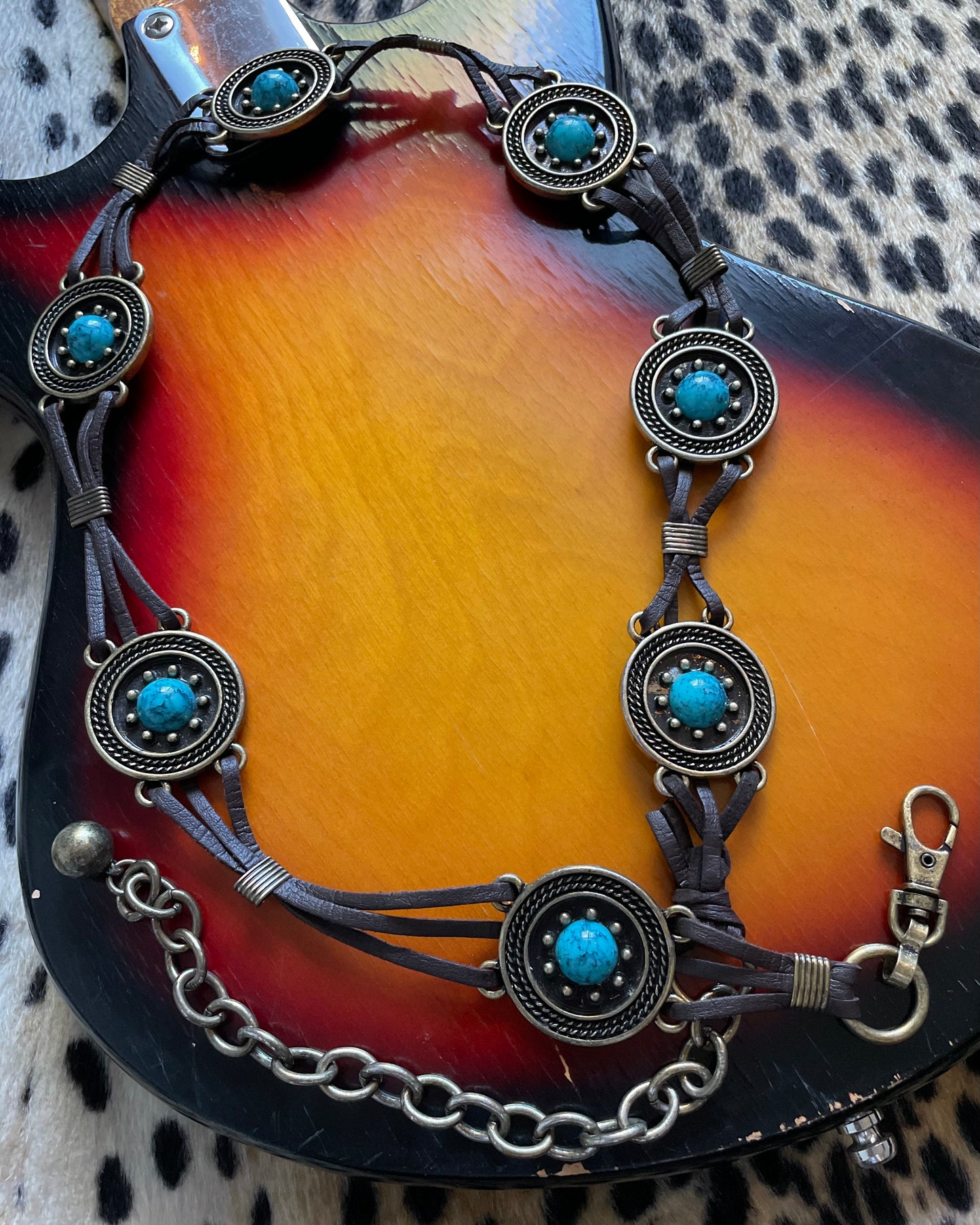 BROWN BOHO BELT