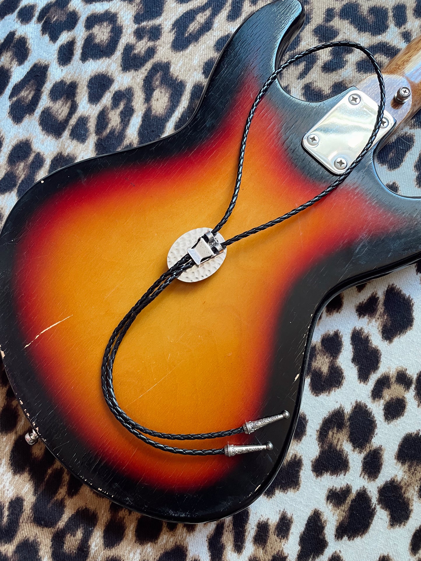 BLACK STONE BOLO TIE