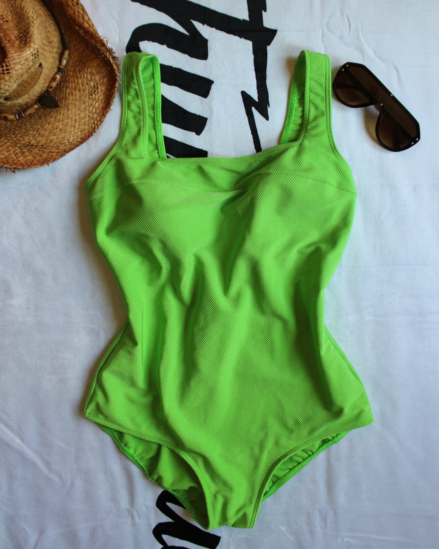 VINTAGE GREEN ONE PIECE
