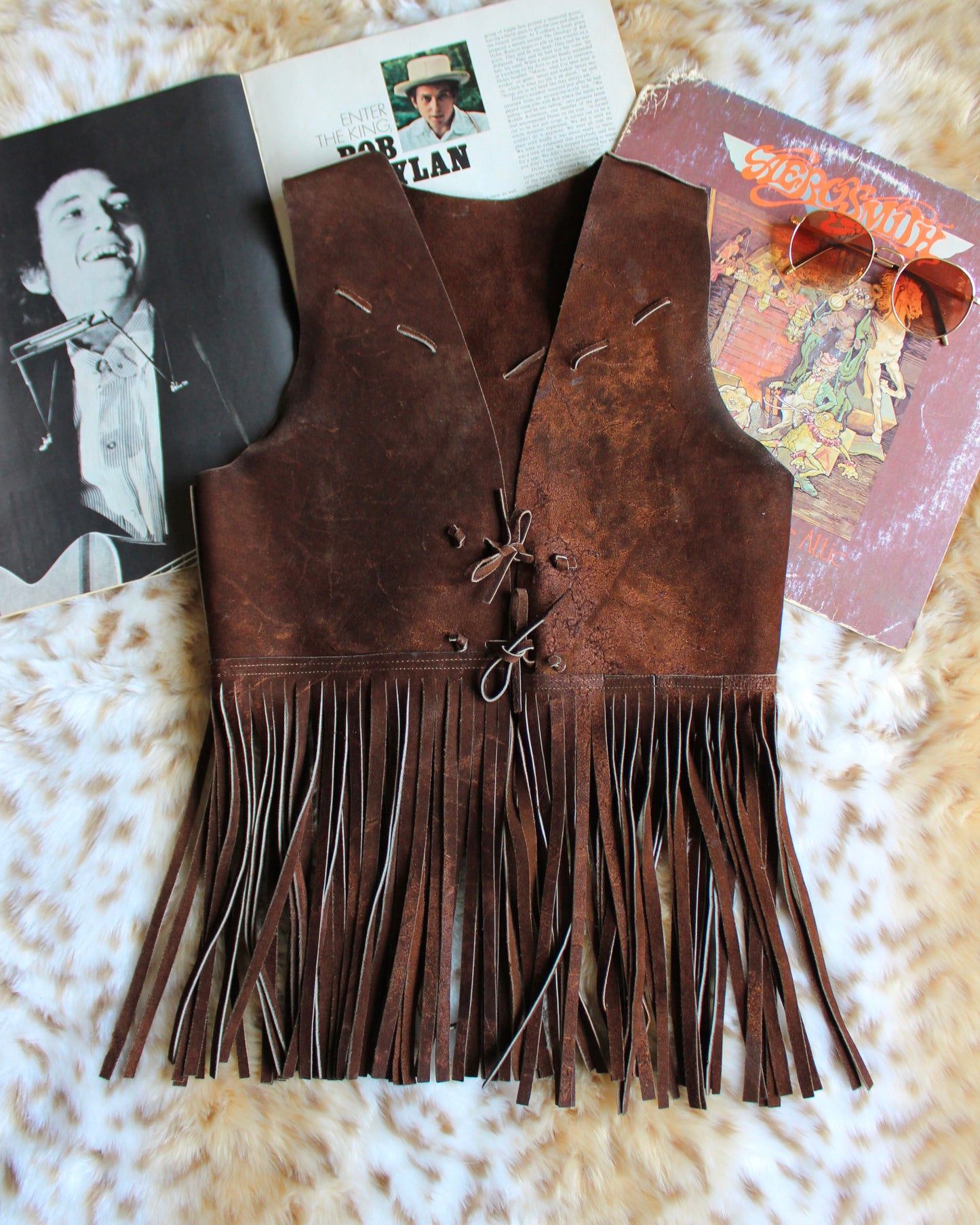 VINTAGE 70’S FRINGE VEST/TOP