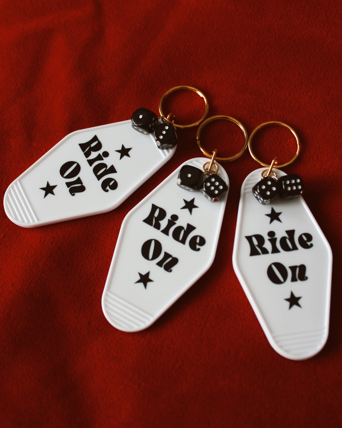 RIDE ON MOTEL KEYCHAIN