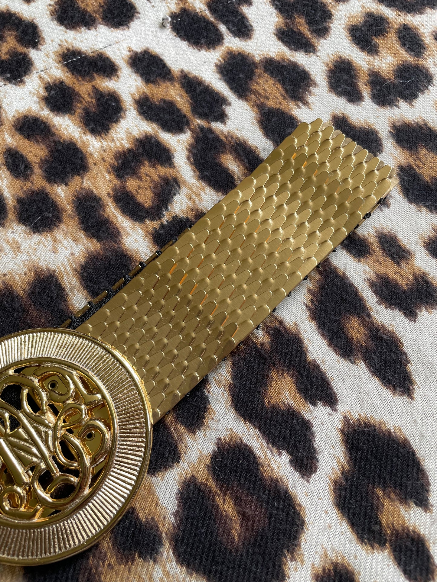 VINTAGE GOLD CINCH BELT