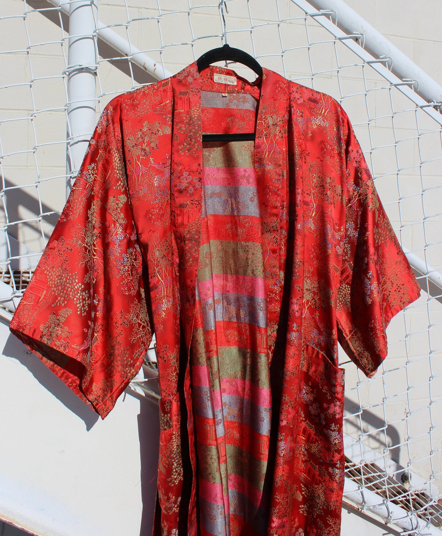 VINTAGE “DOUBLE PEACH” KIMONO