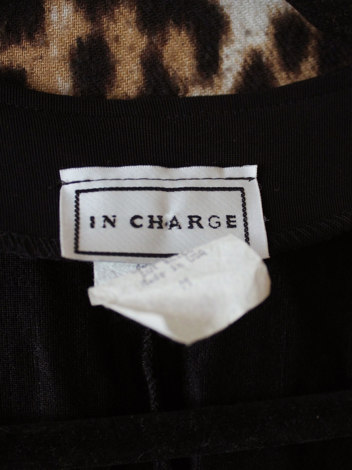 VINTAGE BLACK + WHITE VEST TOP