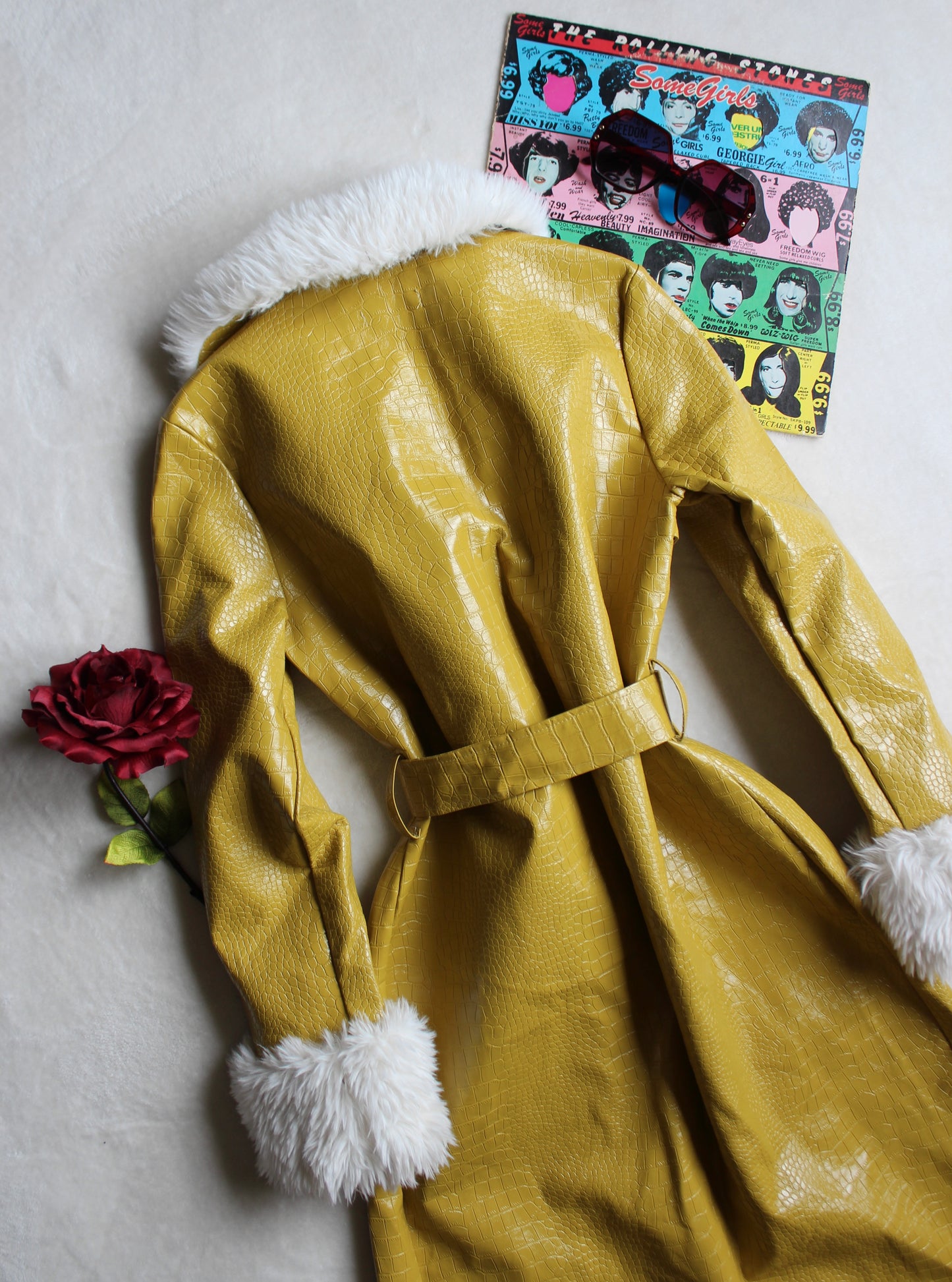 CHARTREUSE YELLOW PENNY LANE COAT