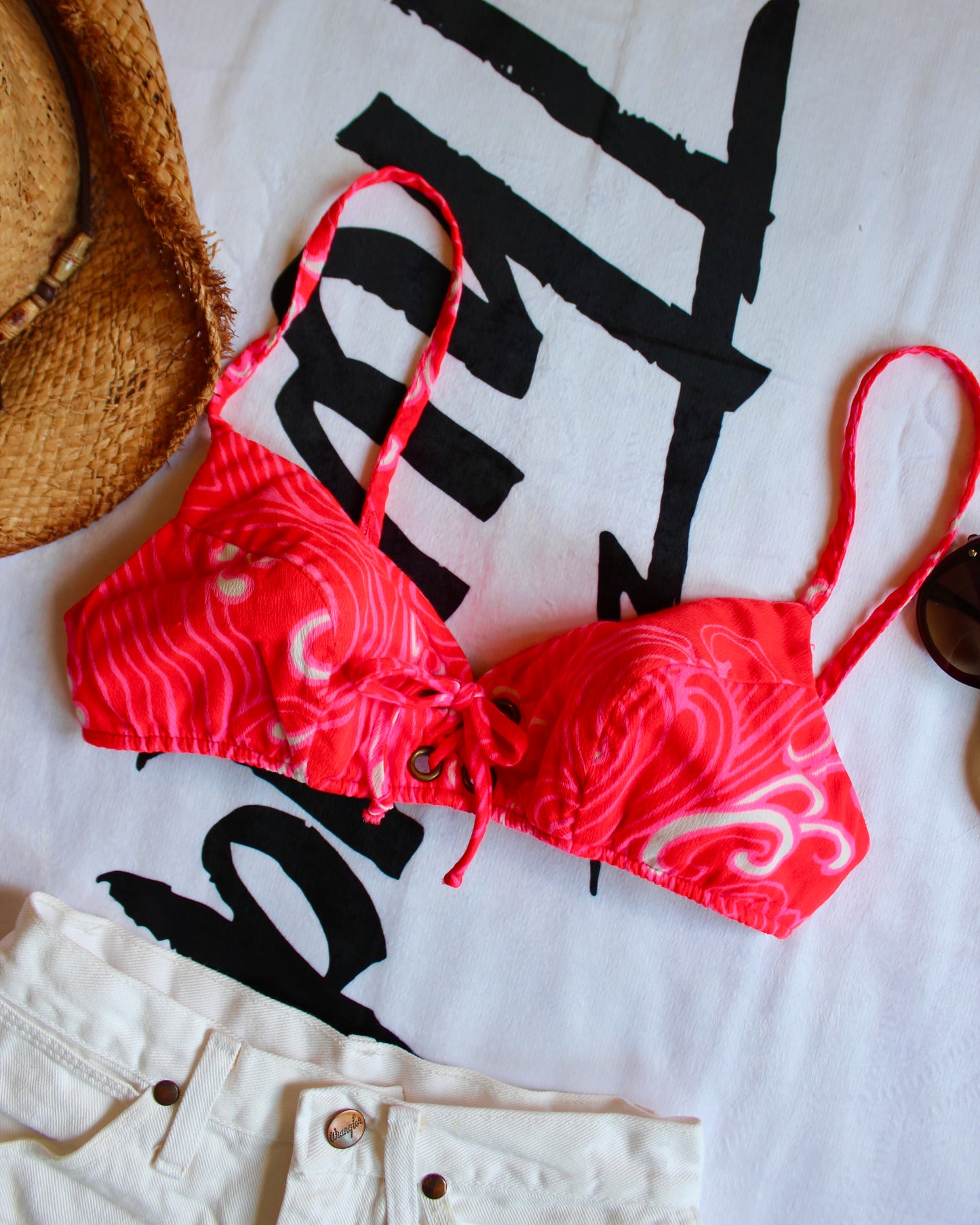 VINTAGE PINK PSYCHEDELIC TOP