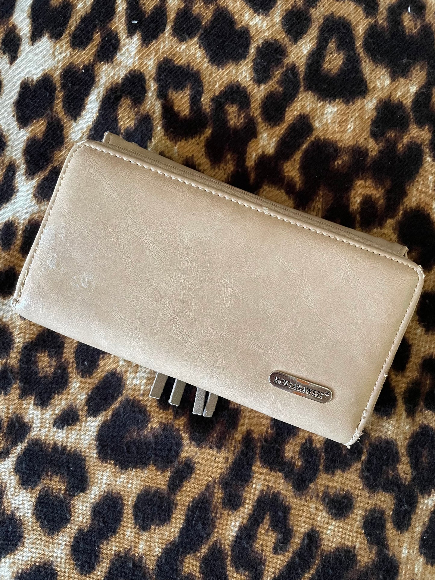 WESTERN RHINESTONE FRINGE WALLET