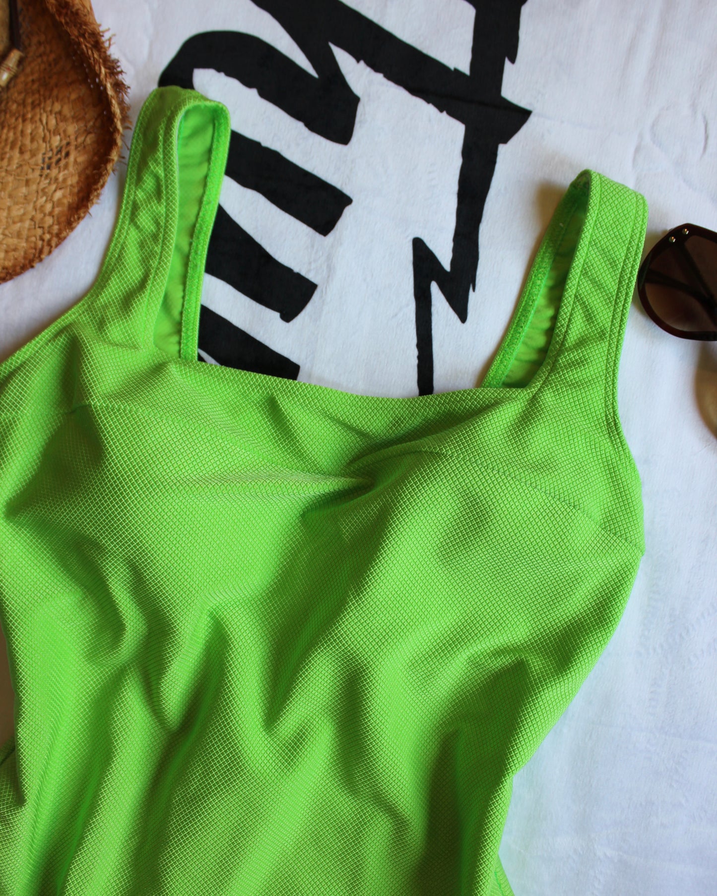 VINTAGE GREEN ONE PIECE