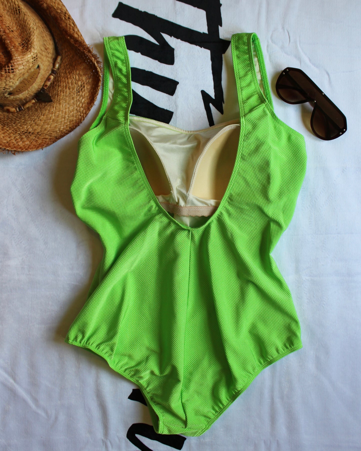 VINTAGE GREEN ONE PIECE