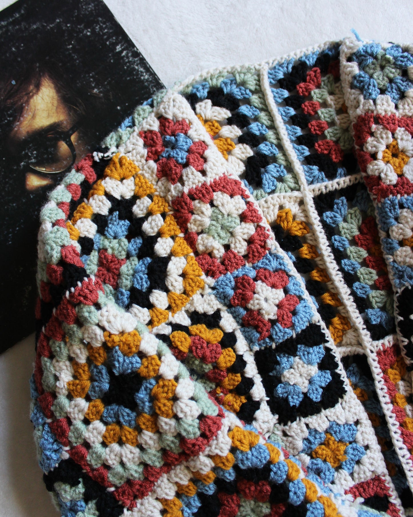HANDMADE CROCHET PATCHWORK JACKET
