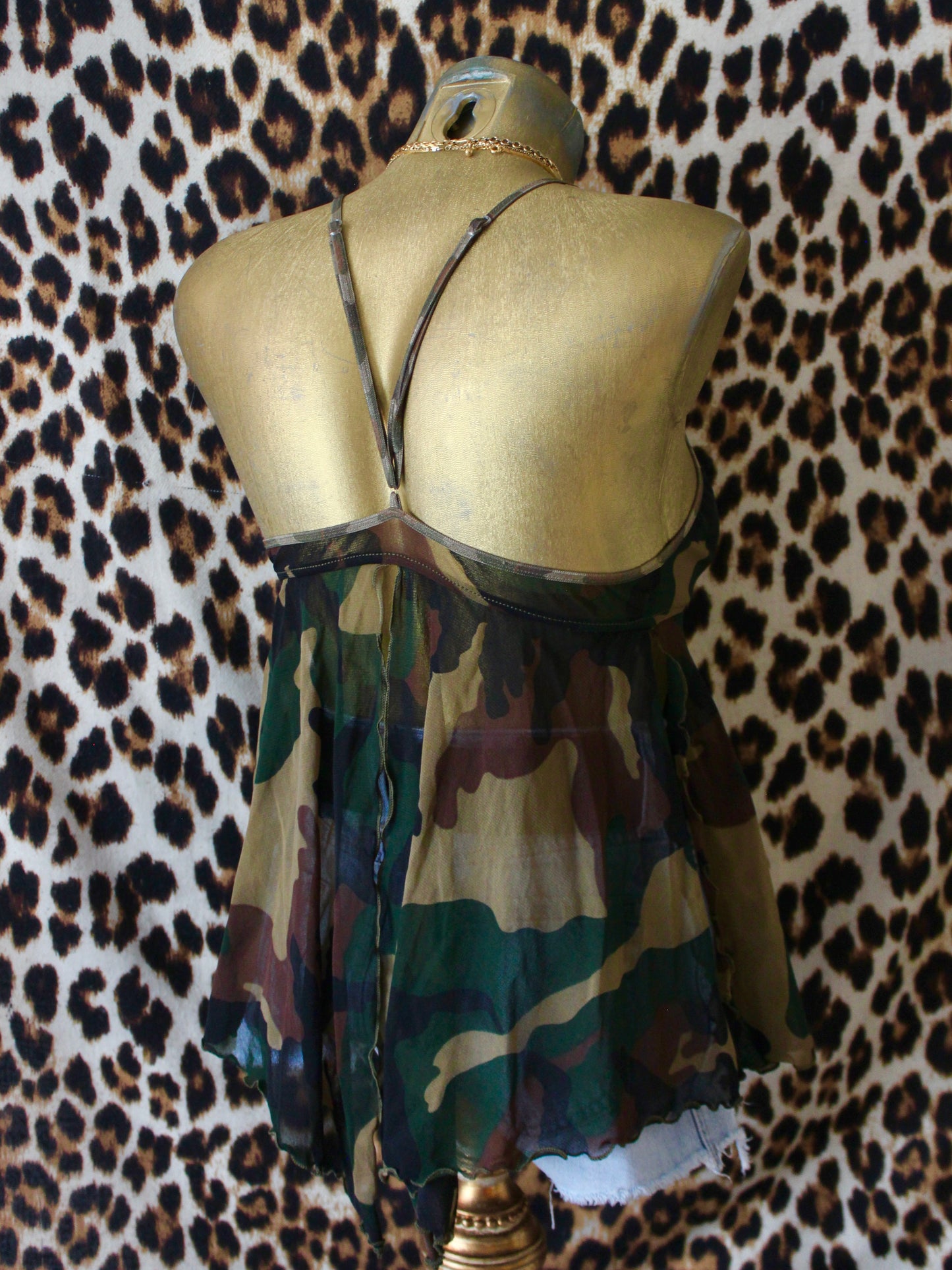 CAMO BABYDOLL TANK