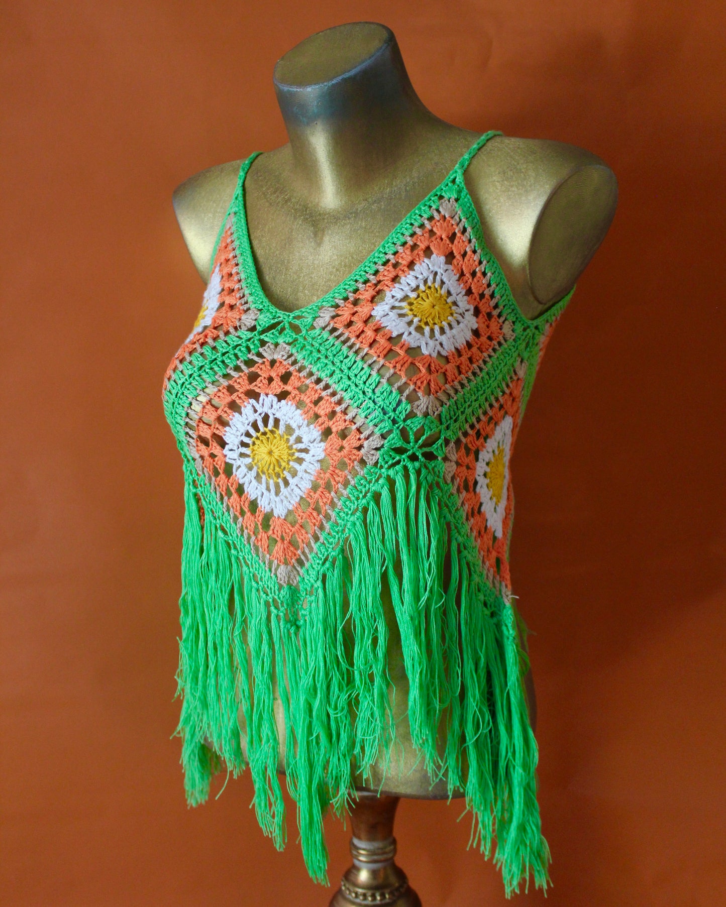 GROOVY CROCHETED TANK