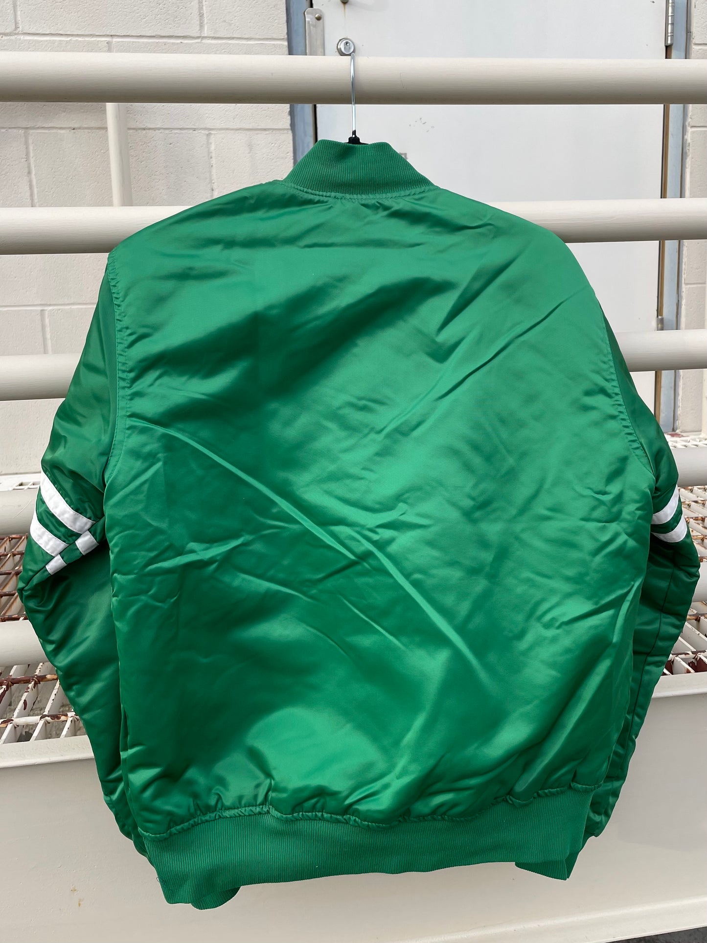 VINTAGE 80s NEW YORK JETS BOMBER JACKET