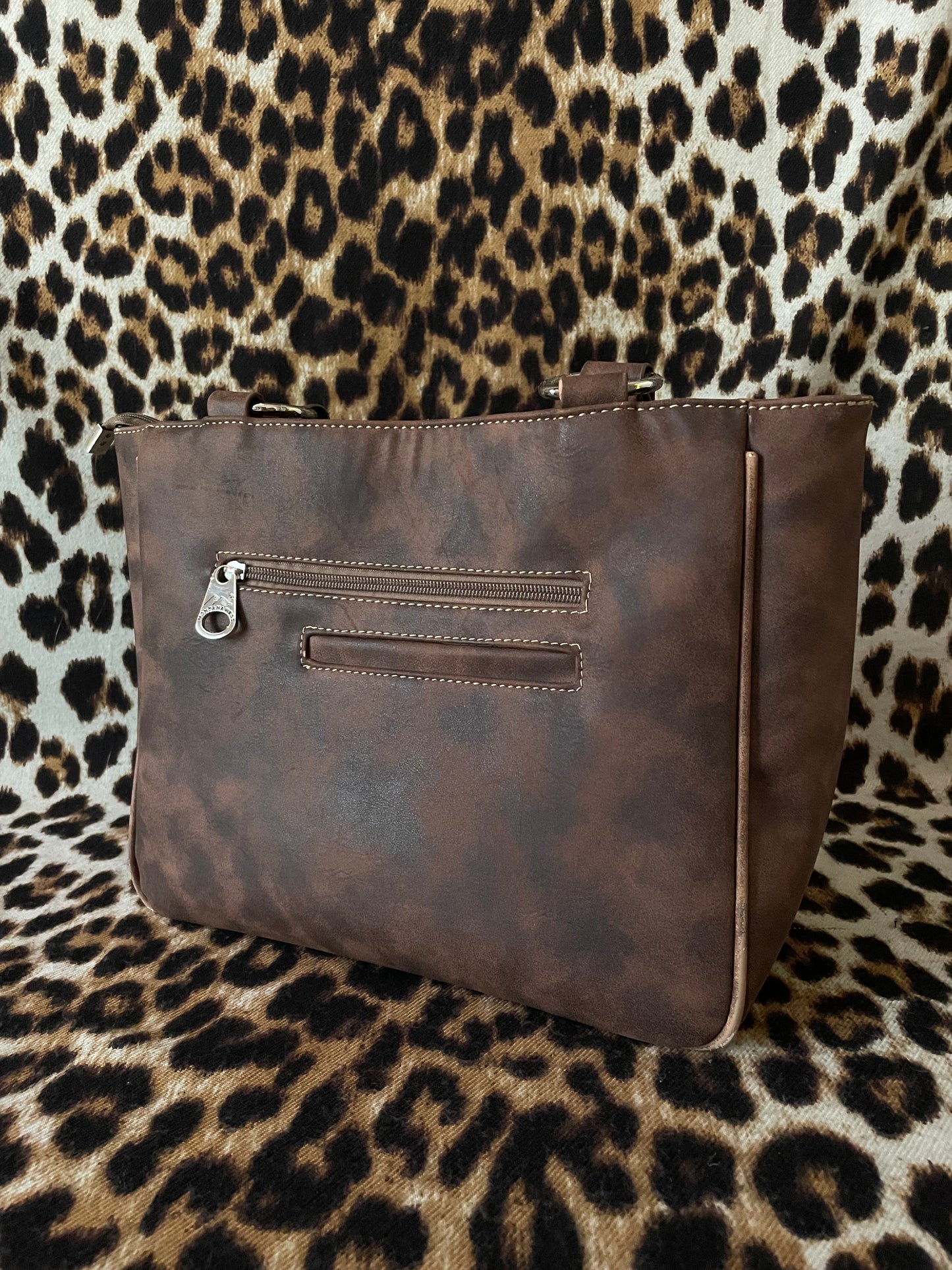 WESTERN BROWN BUCKLE BAG