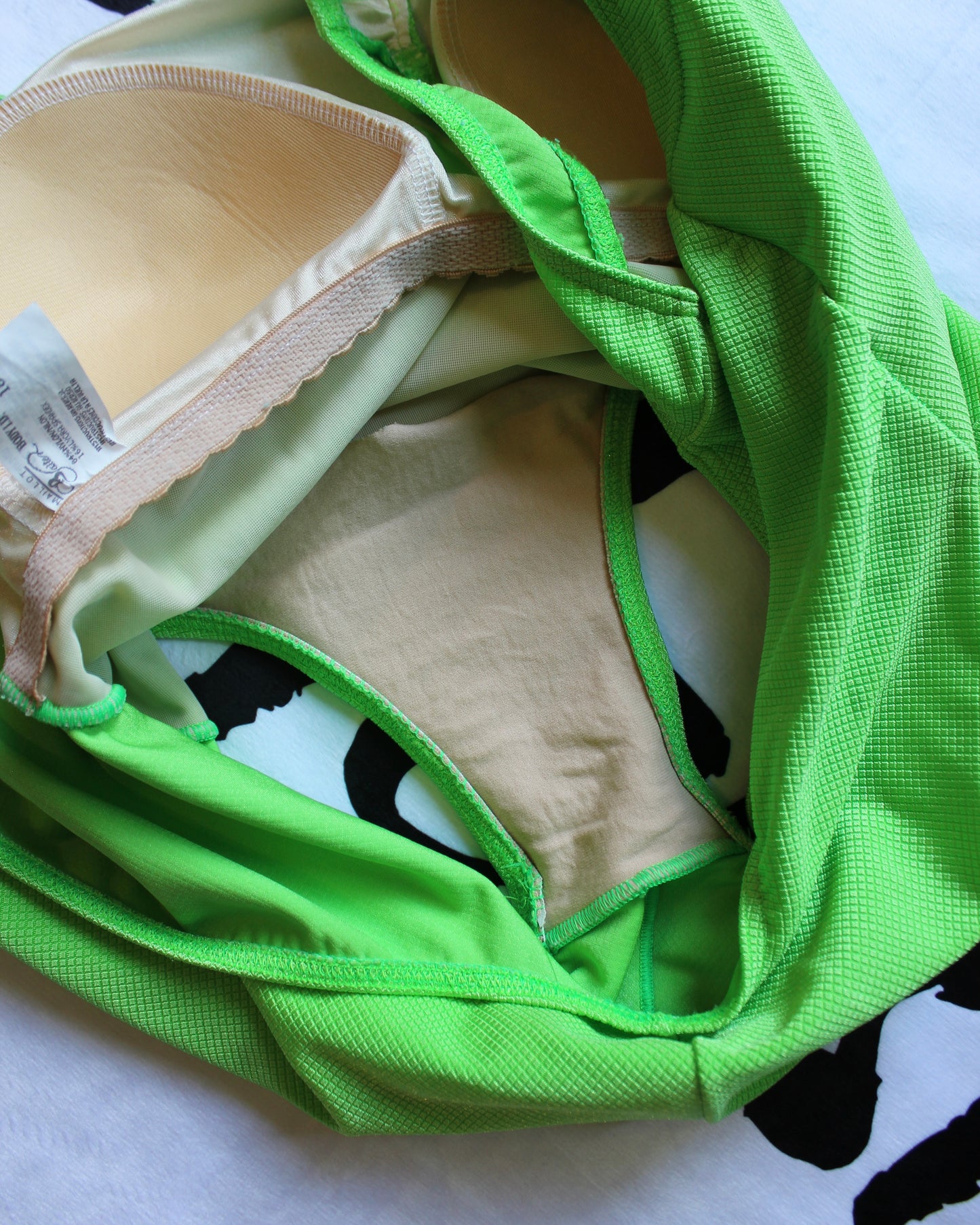 VINTAGE GREEN ONE PIECE