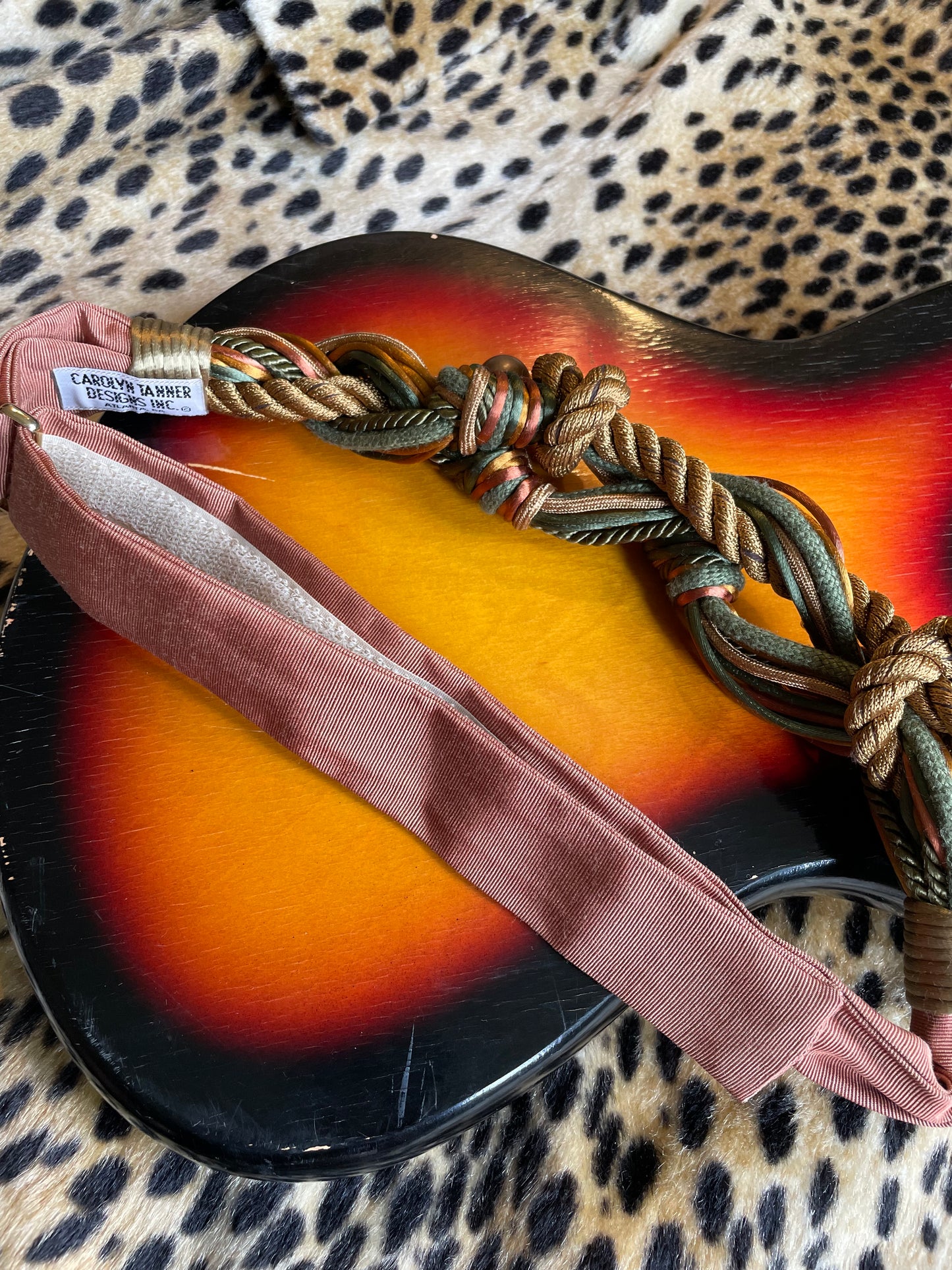 VINTAGE WOVEN BEADED BELT