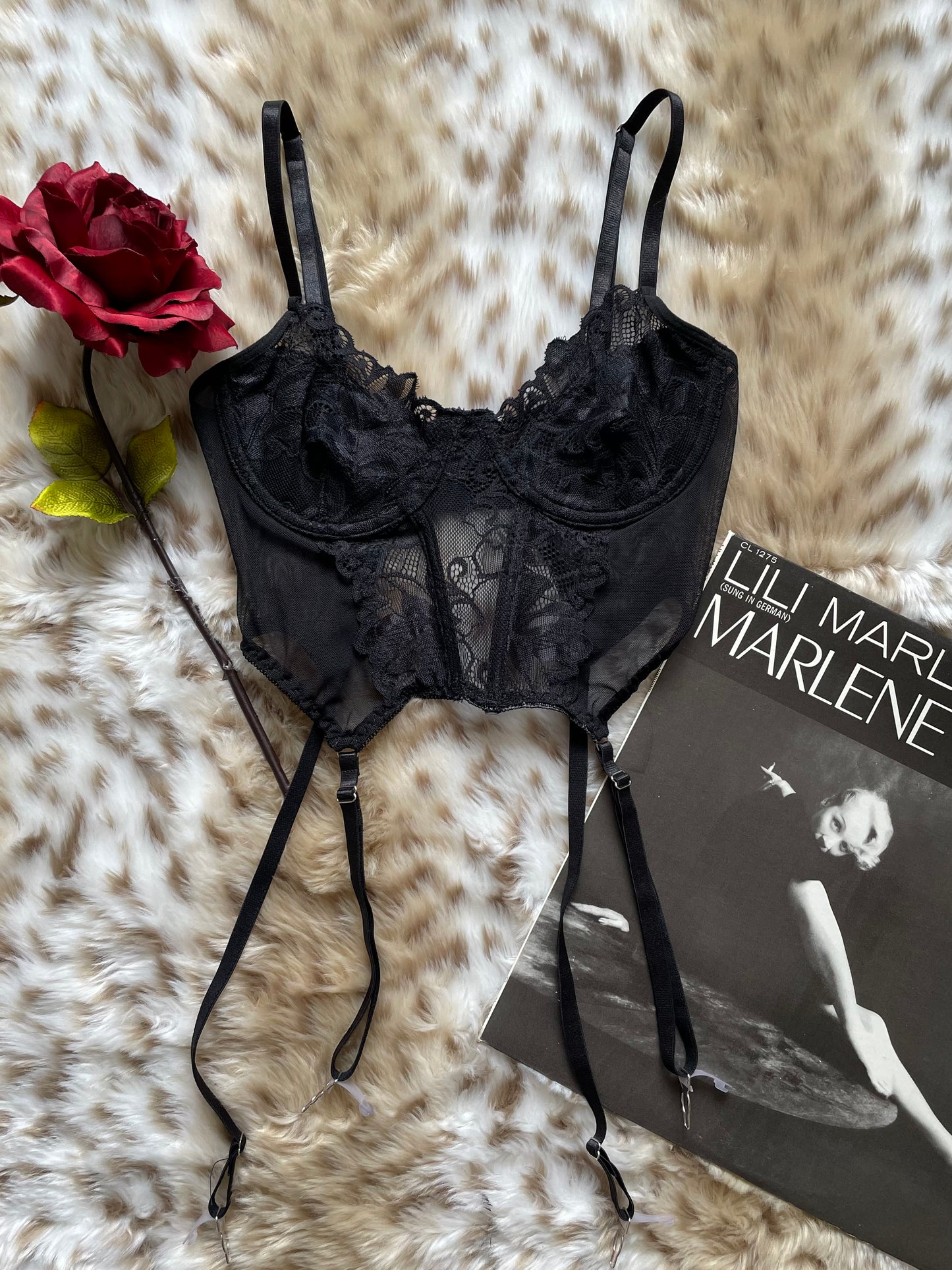 SEXY BLACK BUSTIER