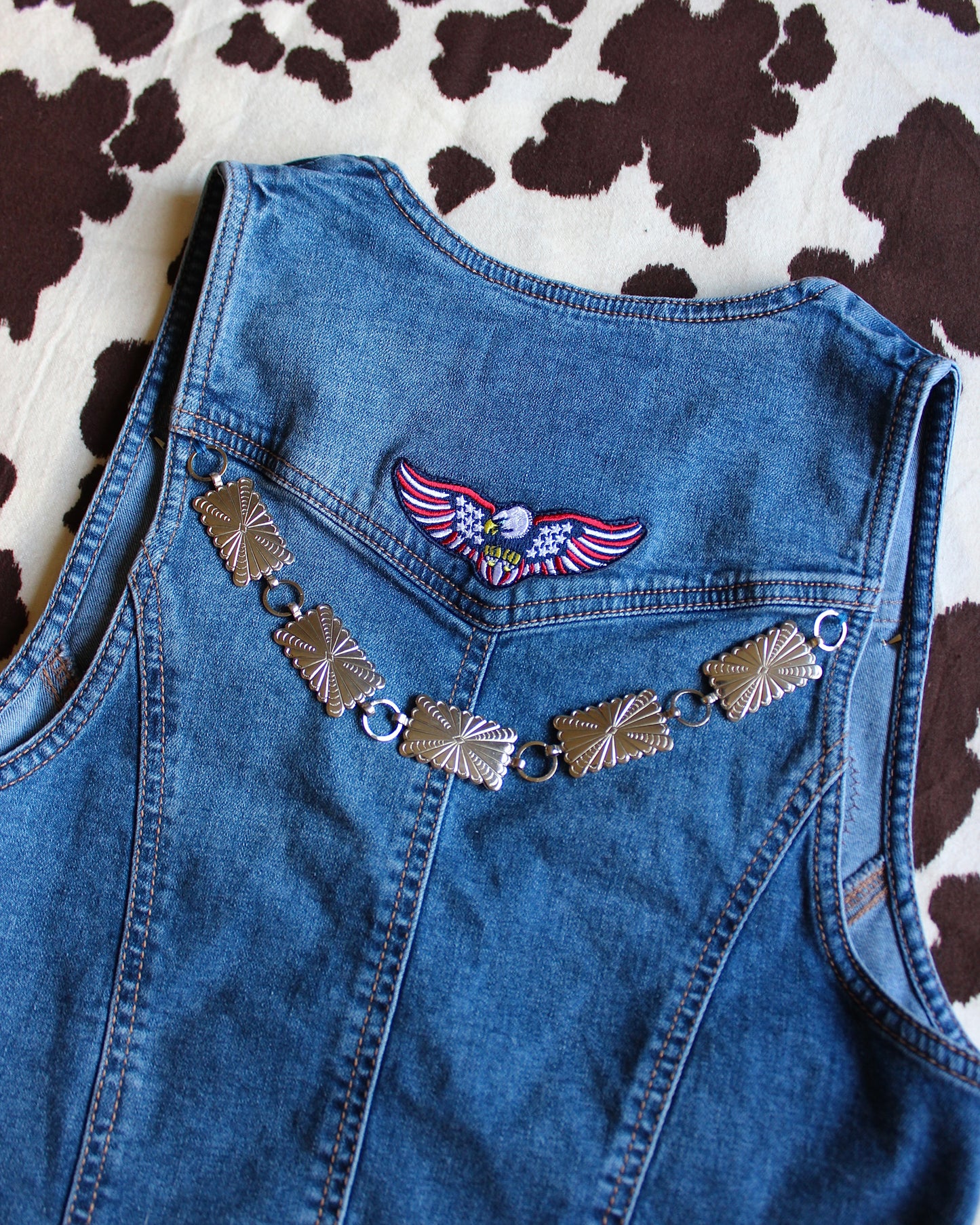 PATCHED DENIM VEST