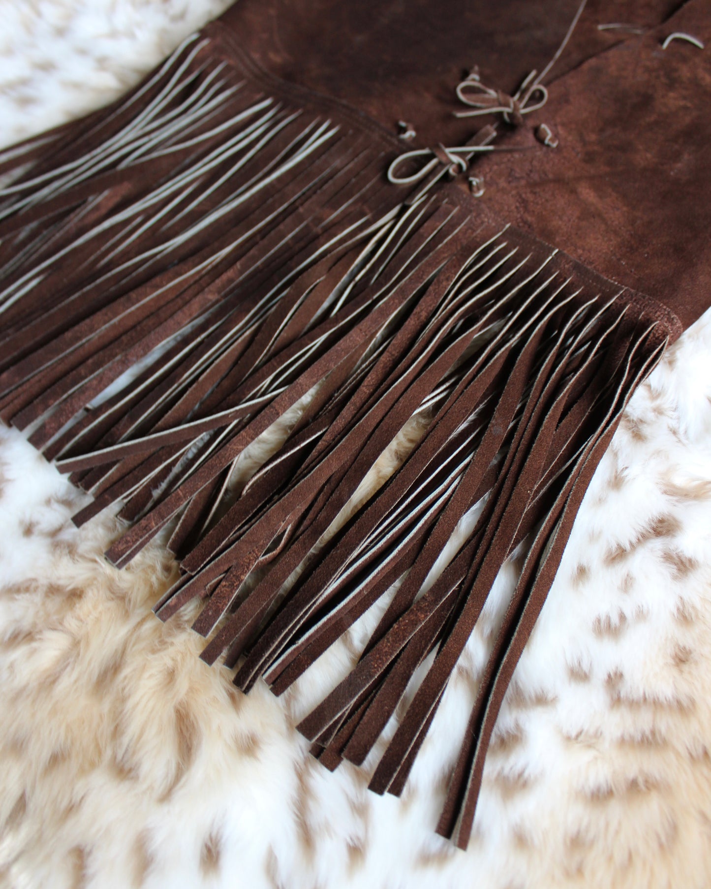 VINTAGE 70’S FRINGE VEST/TOP