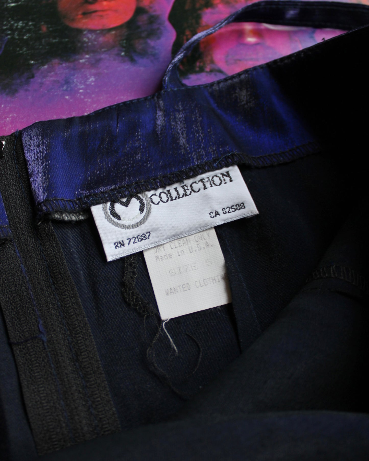 VINTAGE PURPLE HAZE MINI DRESS