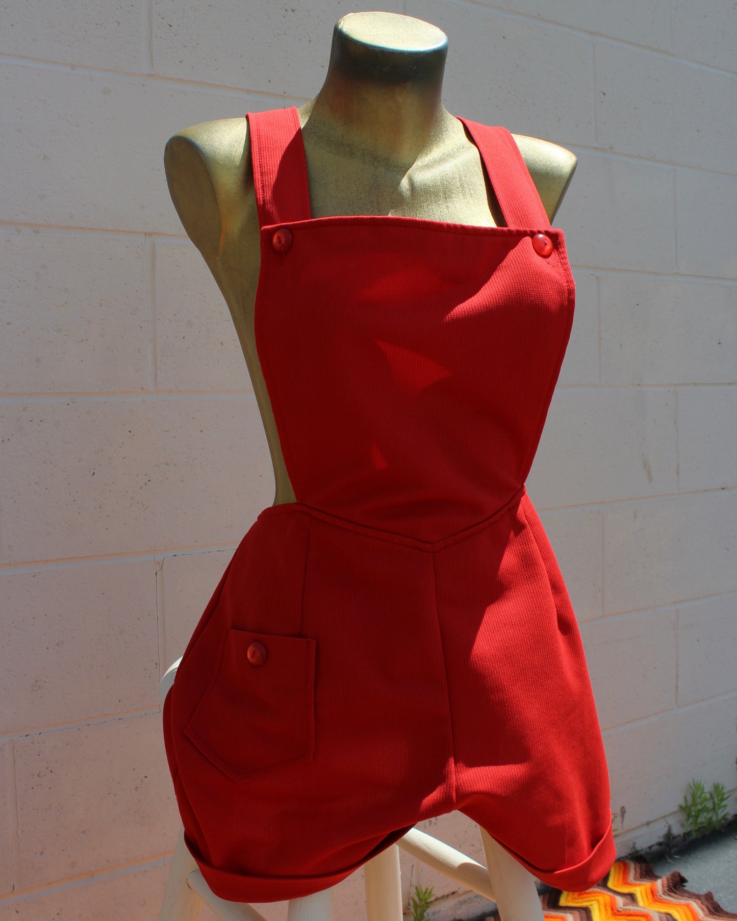 VTG 1970’S OVERALL ROMPER