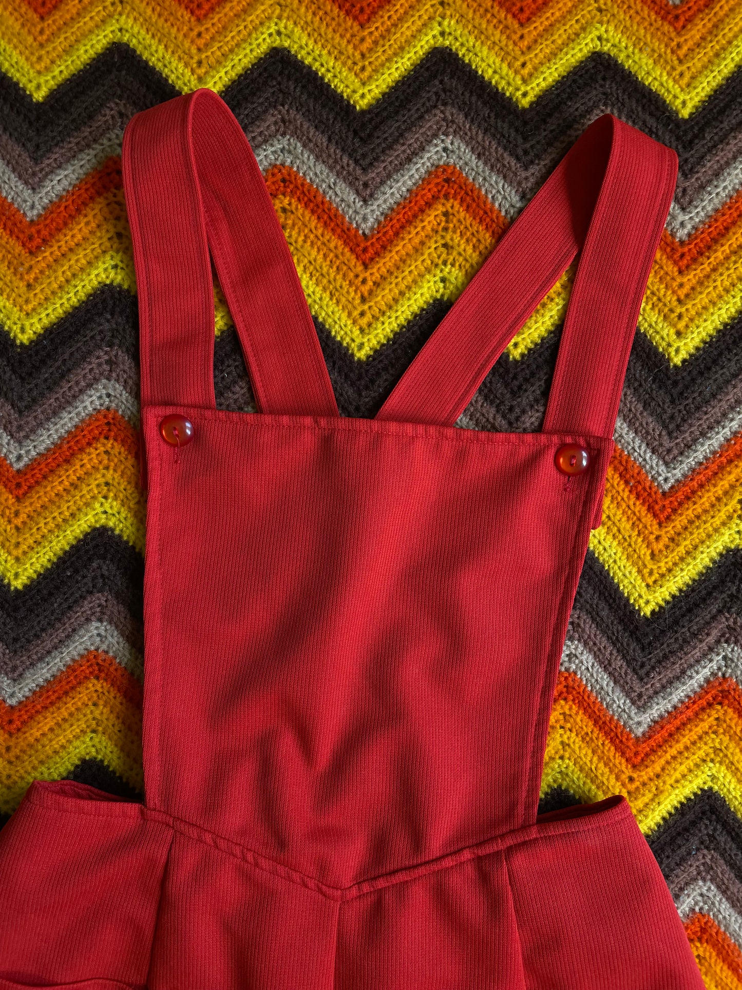 VTG 1970’S OVERALL ROMPER
