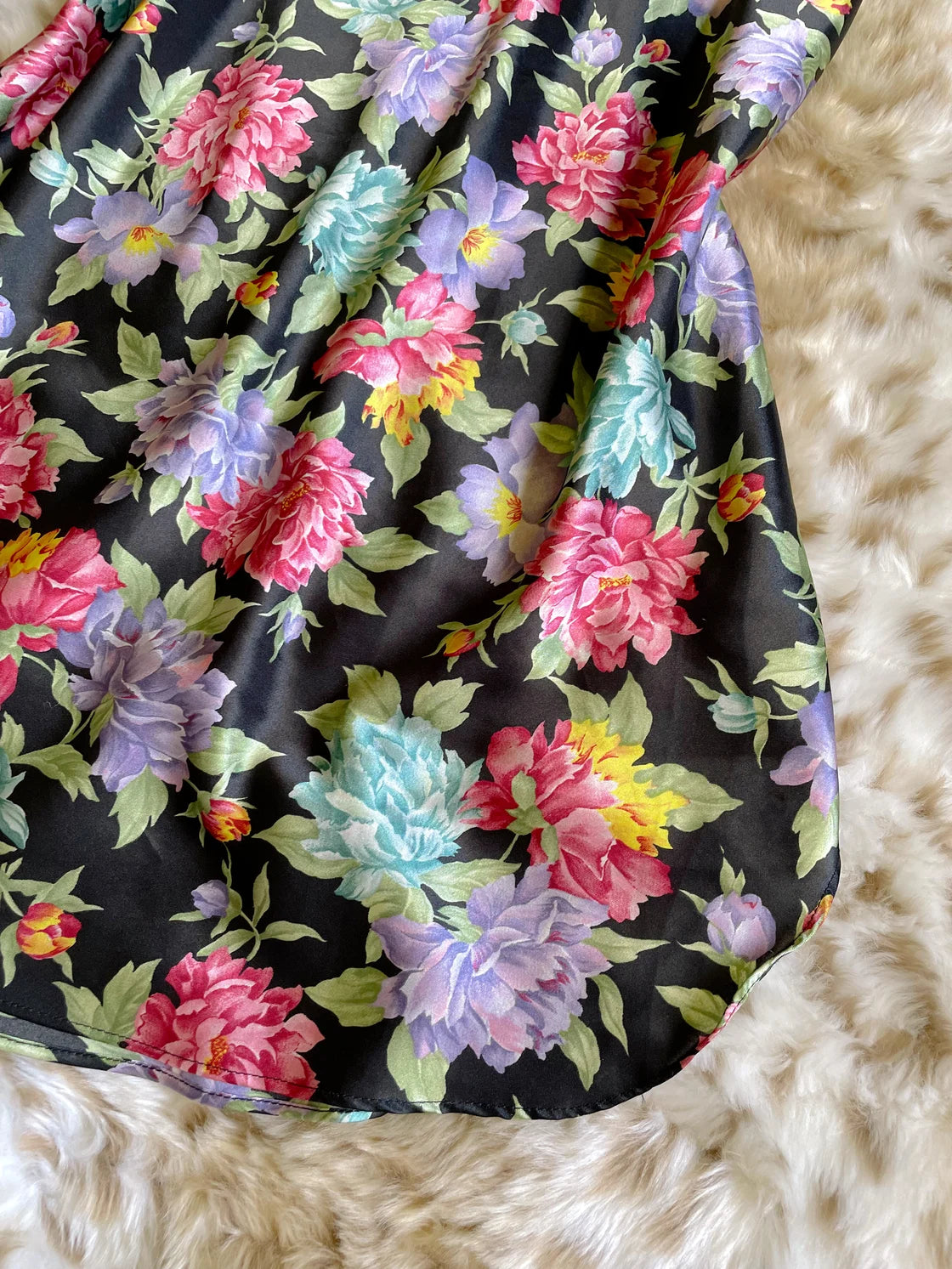VINTAGE FLORAL SLIP DRESS
