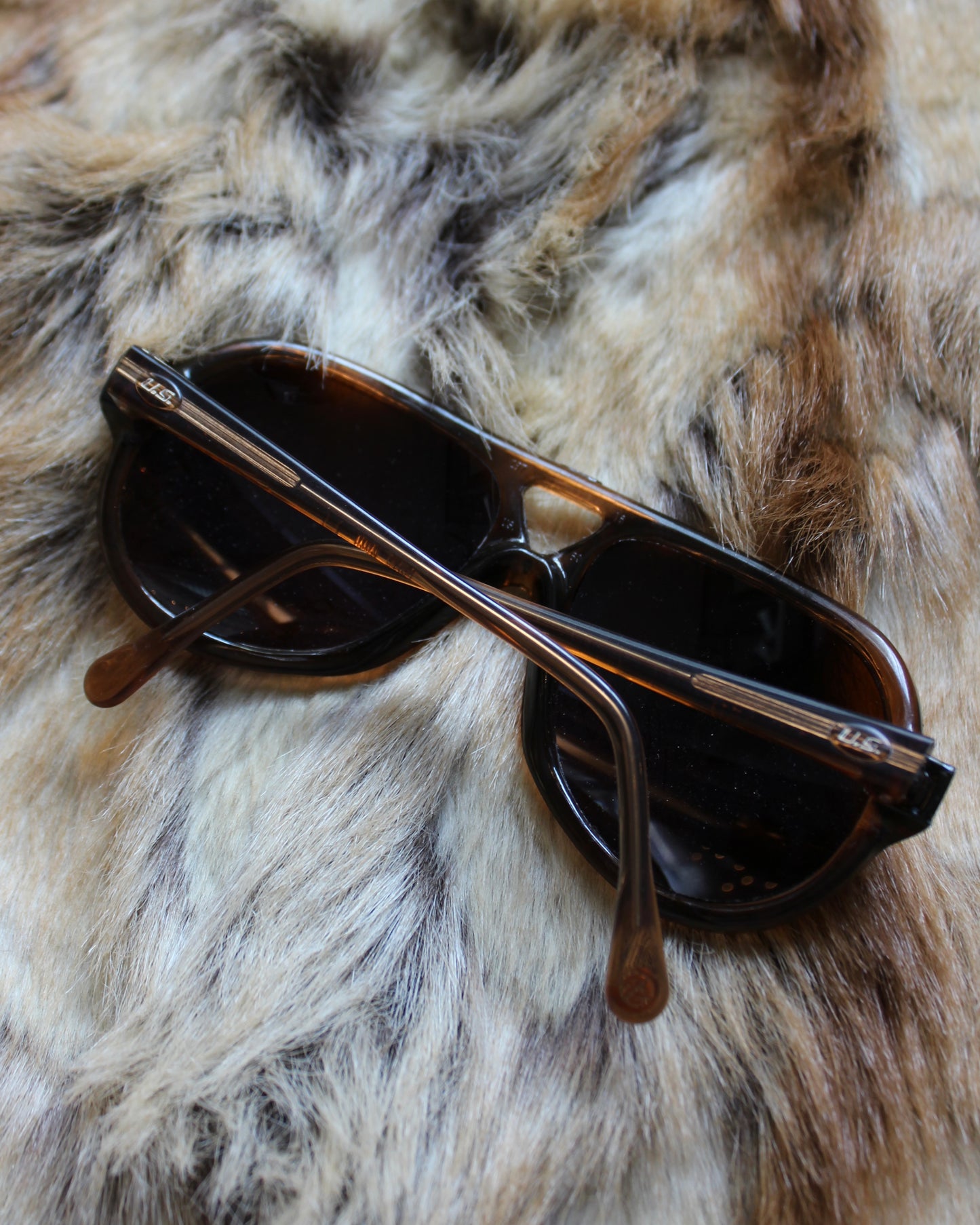 VINTAGE INDUSTRIAL SAFETY AVIATOR GLASSES