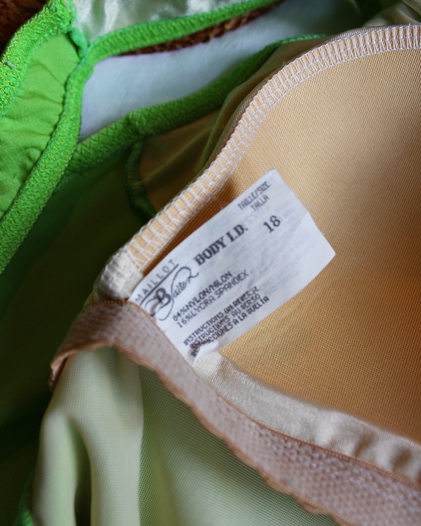 VINTAGE GREEN ONE PIECE