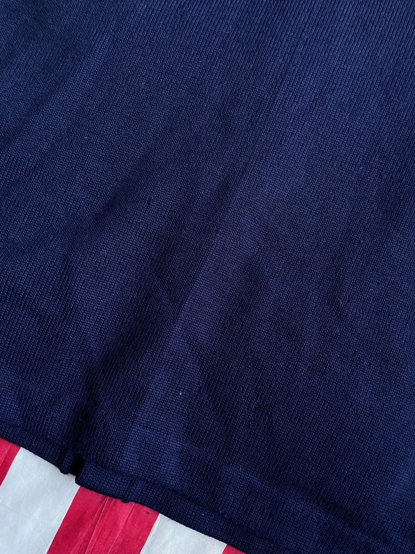 VINTAGE NAVY/YELLOW VARSITY CARDIGAN