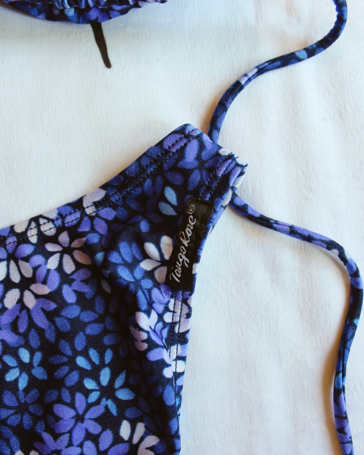 VINTAGE 90S PURPLE FLORAL BIKINI