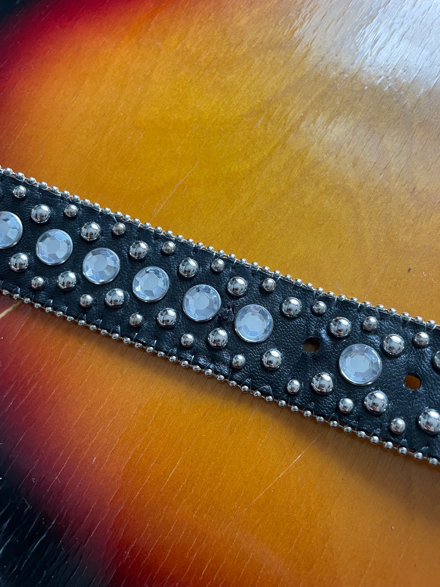 STUDDED RHINESTONE BELT