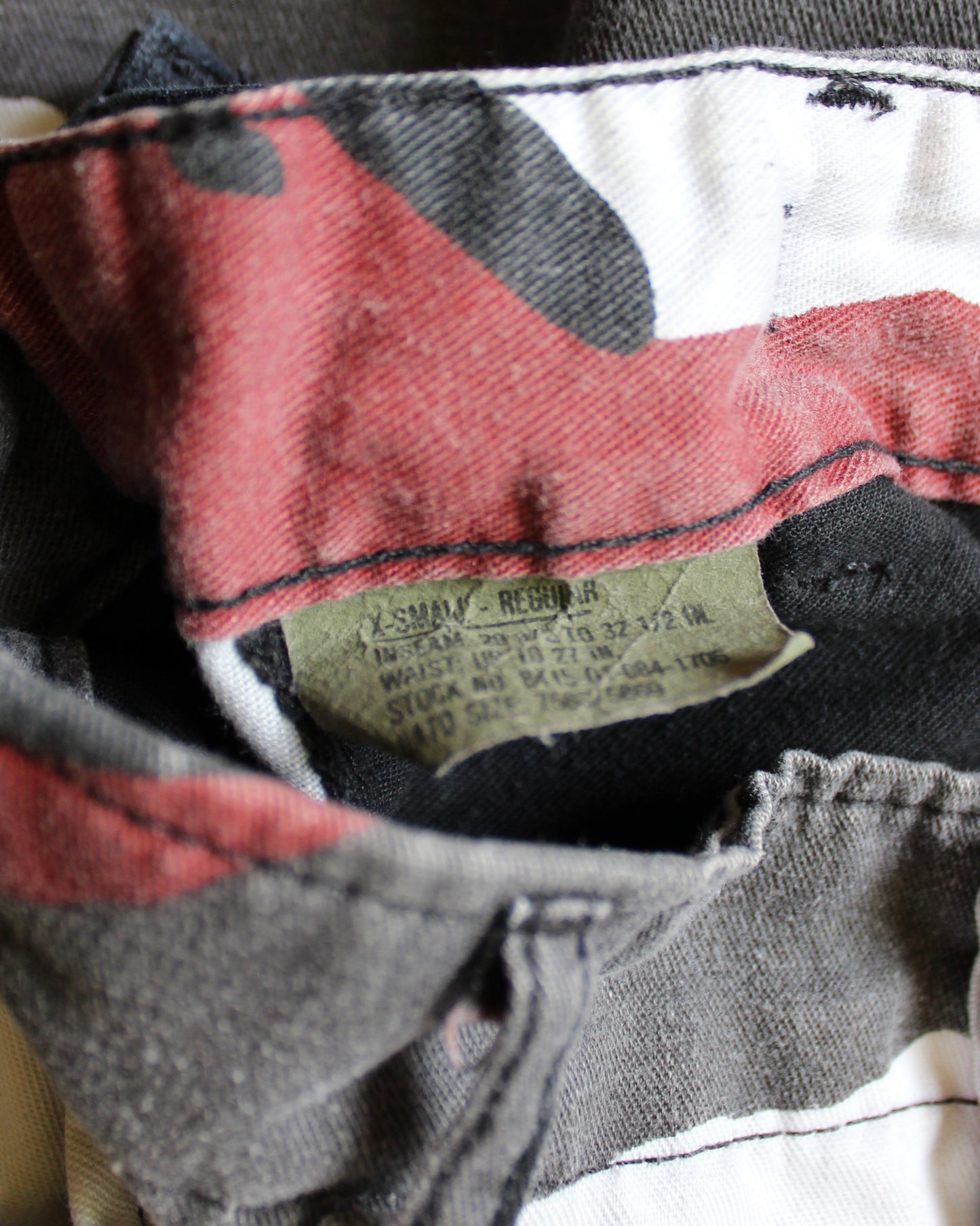 RED CAMO TACTICAL BDU PANTS