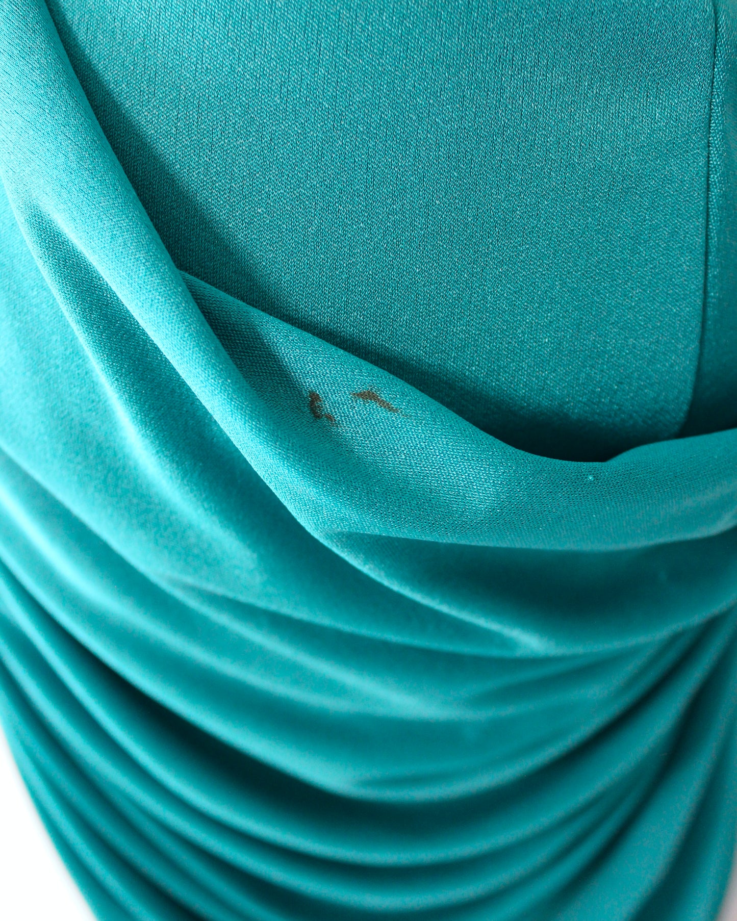 VTG 80s TEAL DRESS
