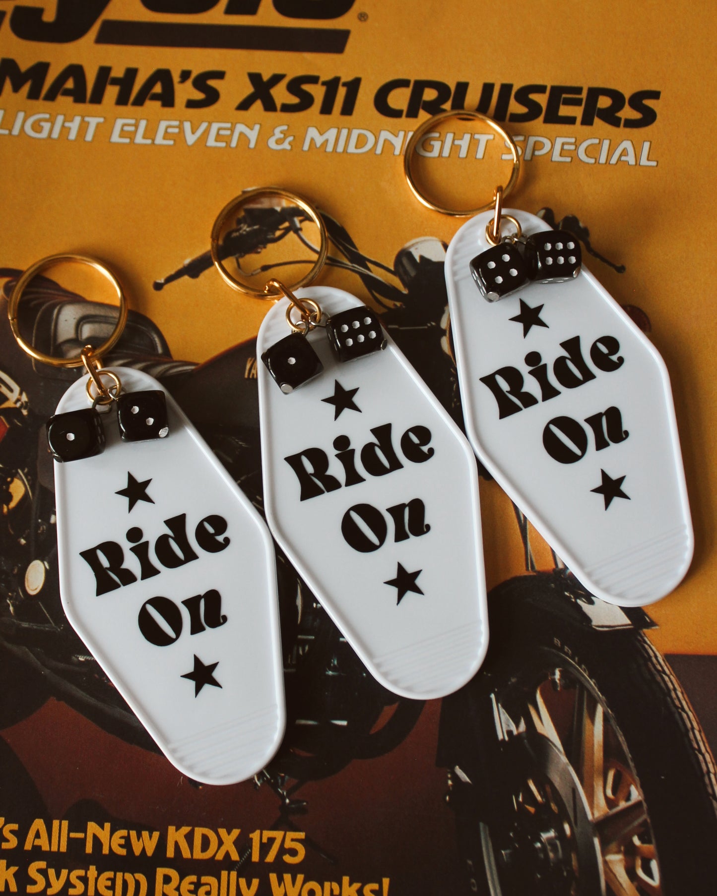 RIDE ON MOTEL KEYCHAIN