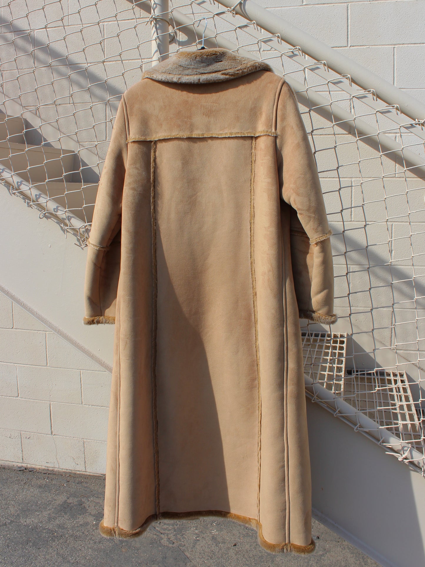 VINTAGE LONG LINE PLUSH COAT