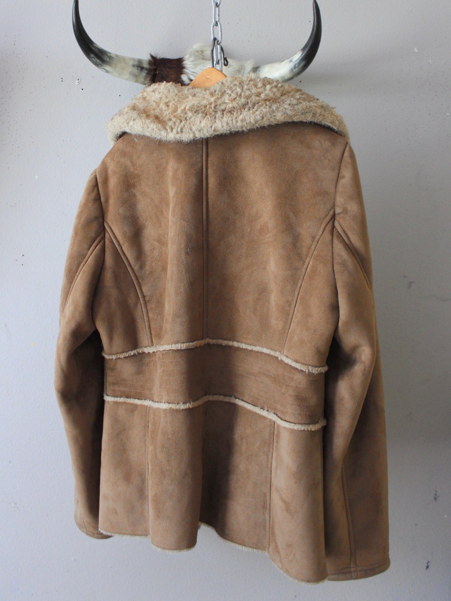VINTAGE CRISS-CROSS STITCH COAT