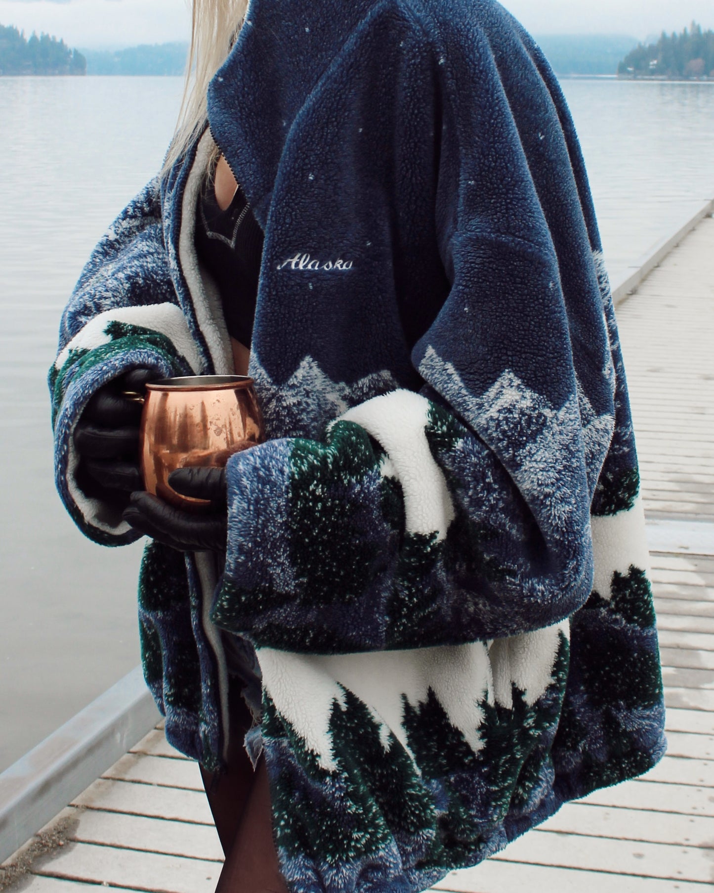 VINTAGE COUNTRY WOODS FLEECE JACKET