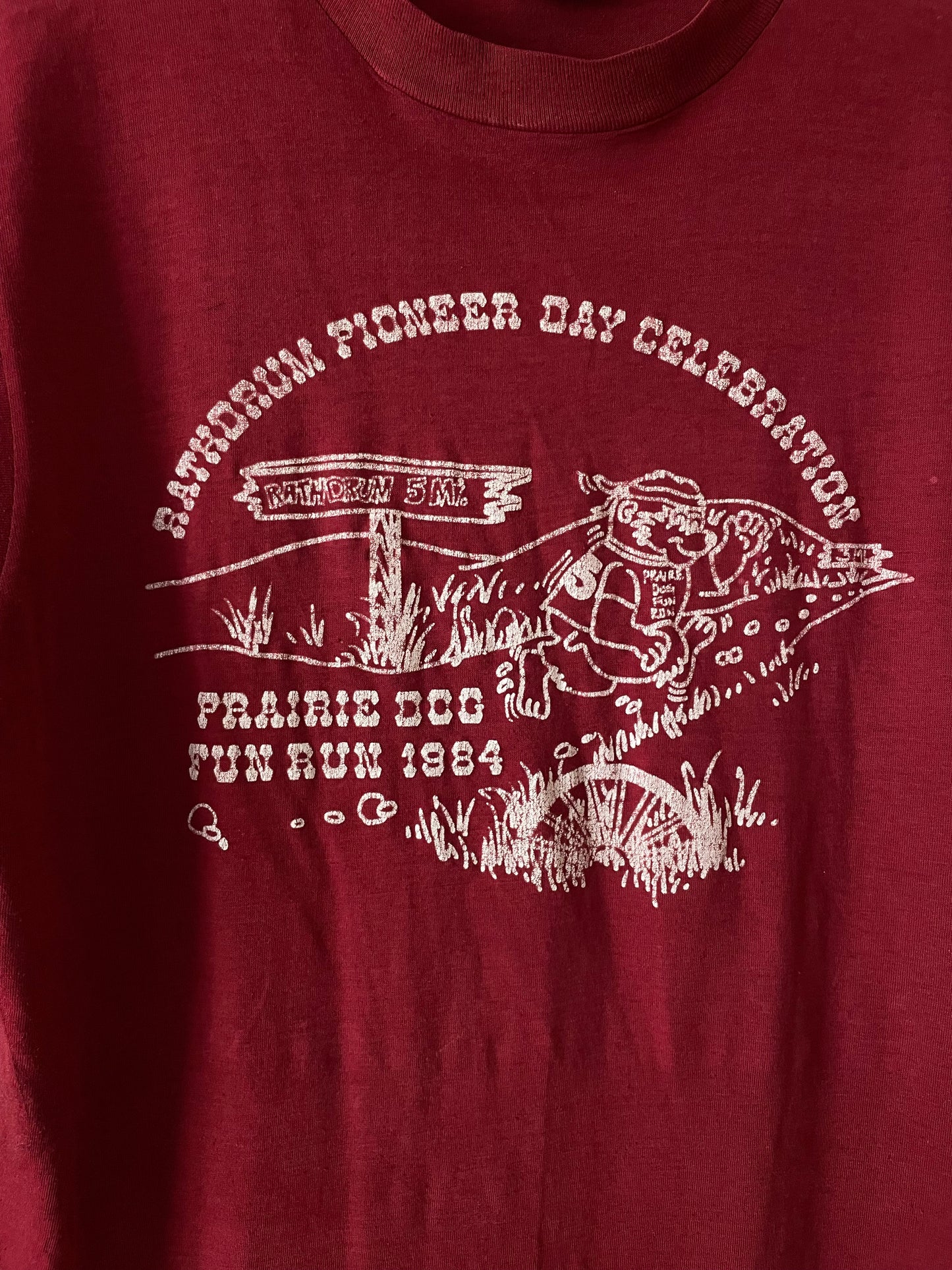 VTG 1984 PRAIRIE DOG FUN RUN TEE