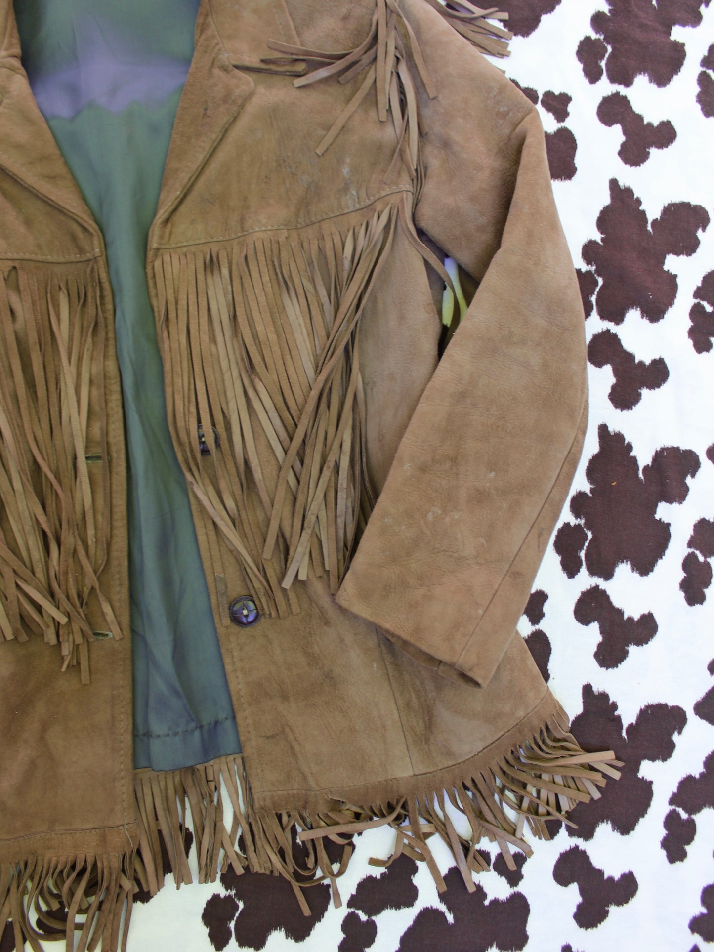 VINTAGE FRINGE SUEDE JACKET