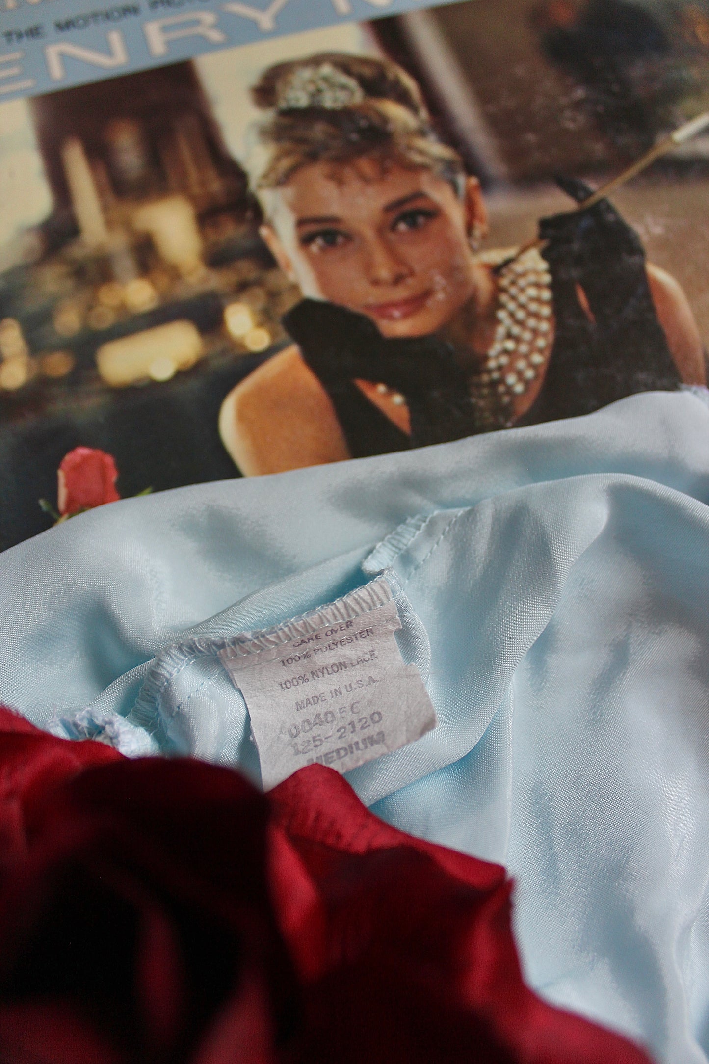 VINTAGE BABY BLUE BODYSUIT