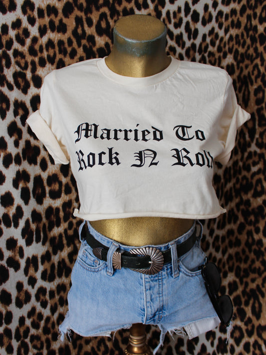 MARRIED TO ROCK N ROLL TEE