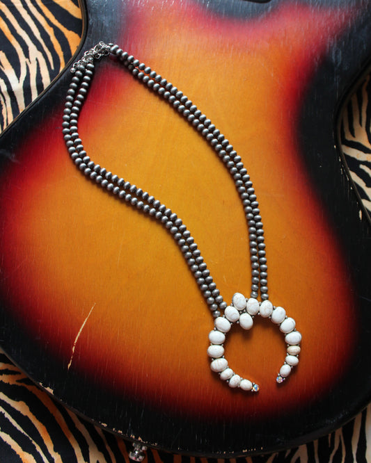 LIGHT SQUASH BLOSSOM NECKLACE