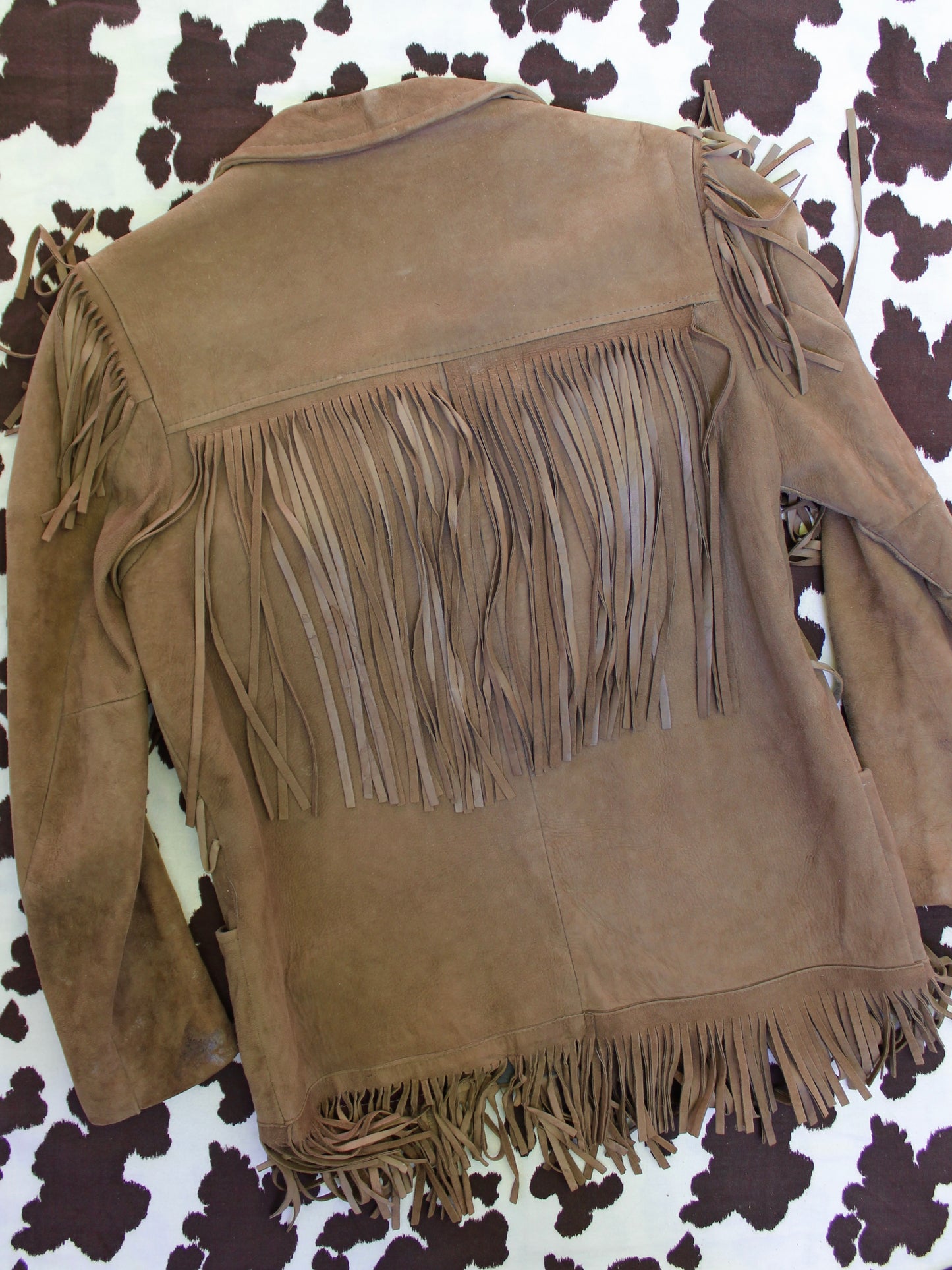 VINTAGE FRINGE SUEDE JACKET