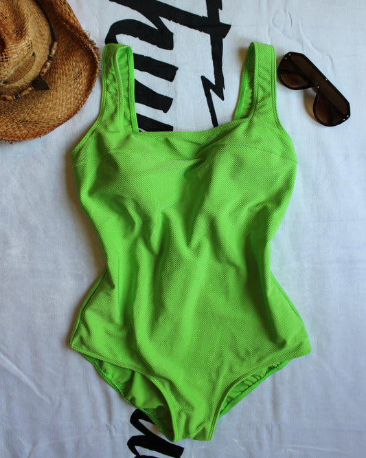 VINTAGE GREEN ONE PIECE